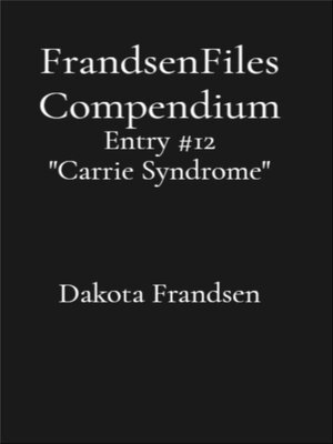 cover image of FrandsenFiles Compendium, Entry 12